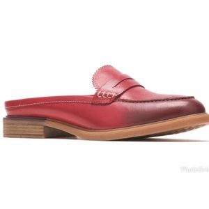 Hush Puppies Bailey Penny Mule Red Ombré Leather